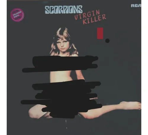 Scorpions - Virgin Killer Lp Colorido Lacrado Capa Censurada