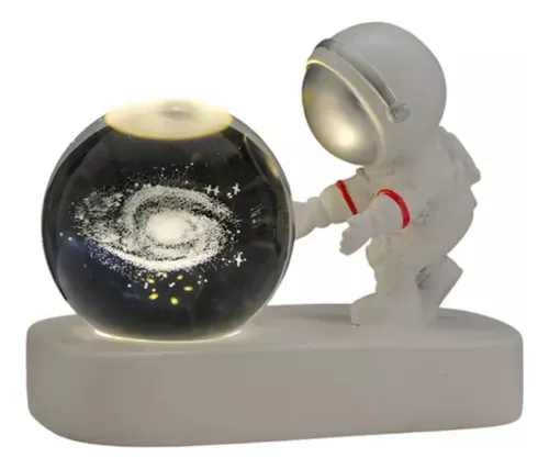 Lampara Modelo Astronauta Con Esfera 3d Diseño Variable