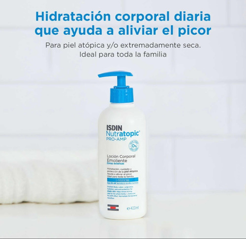 Isdin Nutratopic Pro-amp Loción Emoliente   400 Ml