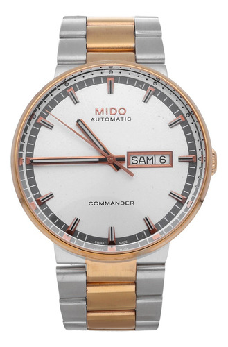 Reloj Mido Para Caballero Modelo Commander Datoday.