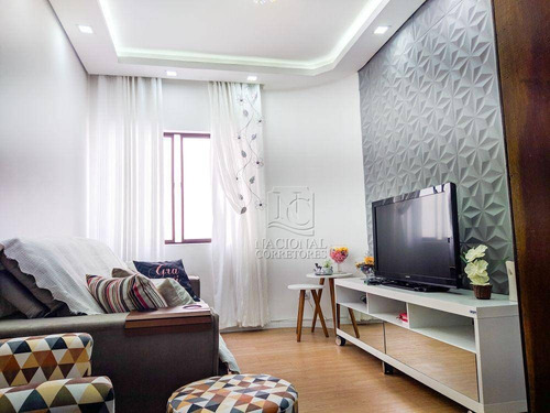 Imagem 19 de 30 de Apartamento Com 3 Dormitórios À Venda, 130 M² Por R$ 380.000 - Vila Scarpelli - Santo André/sp - Ap9878