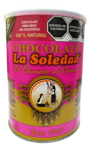 Chocolate En Polvo Con Leche La Soledad Bote 660gr Oaxaqueño
