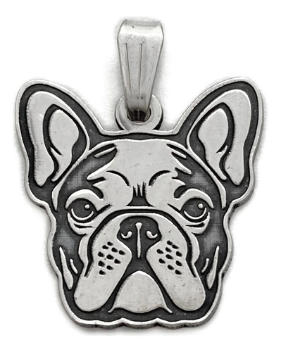 Dije Perro Perrito Bulldog Francés Ingles Plata 925