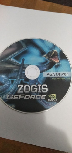 Disco Cd Dvd Vga Driver Zogis Geforce (Usado)