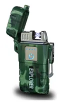 Comprar Encendedor Electrónico De Plasma Usb Doble Arco Explorer