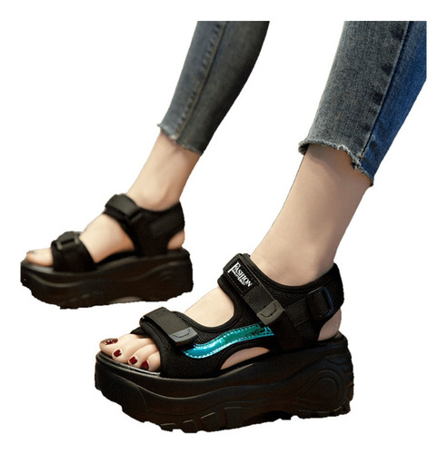 Sandalias De Plataforma Para Mujer, Zapatos De Playa.