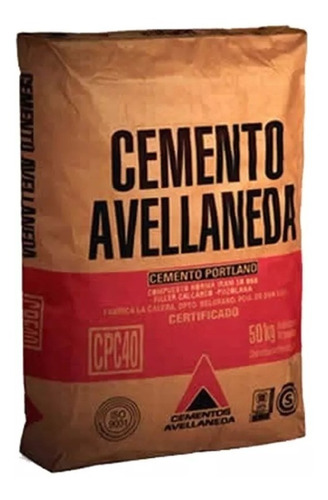 Cemento Portland Bolsa Avellaneda 50 Kg Entrega Inmediata