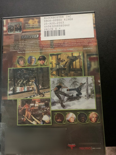 Dead Or Alive 3 Xbox (Usado)