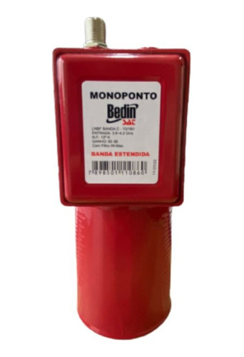 Lnbf Monoponto Banda Estendida Bedinsat Bsp 65db 3.6/4.2ghz