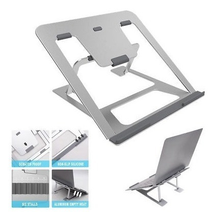 Aluminio Laptop Soporte Tablet Soporte Dock Para Macbook Pro