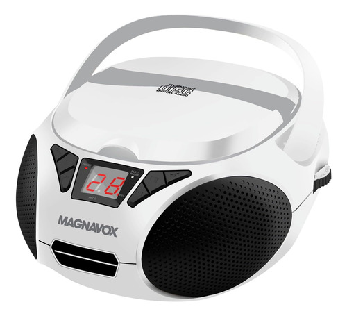 Magnavox Md6924-wh Boombox De Cd Portátil De Carga Superior 