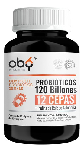 Multi Probioticos 120 Billones De 12 Cepas Y Prebioticos Oby