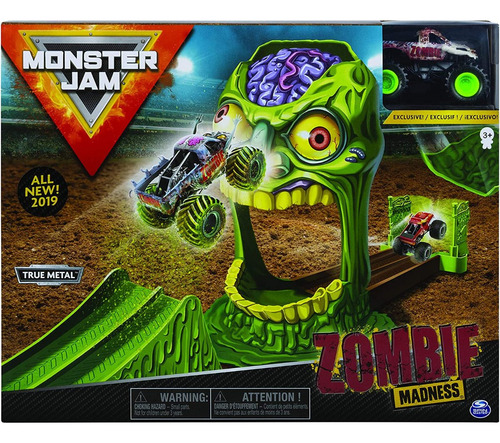 Pista Monster Jam - Zombie Madness Playset 