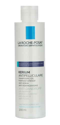 La Roche Posay Kerium Shampoo Anti Caspa Micro Exfoliante Cabellos Grasos