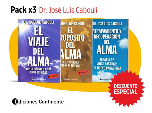 Pack 3 Libros Dr. Cabouli - Viaje - Proposito - Atrapamiento