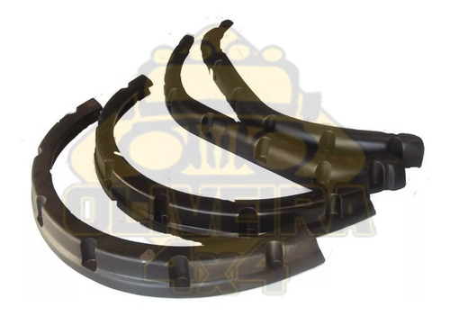 Imagem 2 de 10 de Alargador Para Lama Cj5 Jeep Willys Redondo Fibra