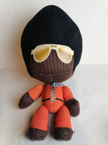 Peluche Original Marvin Afro Sackboy Little Big Planet 33cm.