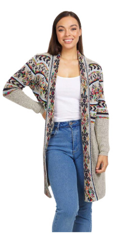 Saco Cardigan Dama Rocco - Kc508498 Plus Size Del M Al 4xl