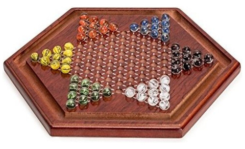 Juego De Damas Chinas De Madera Pulgadas