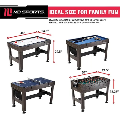 Md Sports Combination Games Multiple Styles Arcade