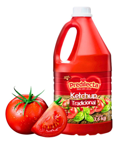 Ketchup Galão Tradicional Predilecta 3,2 Kg - 1 Unidade