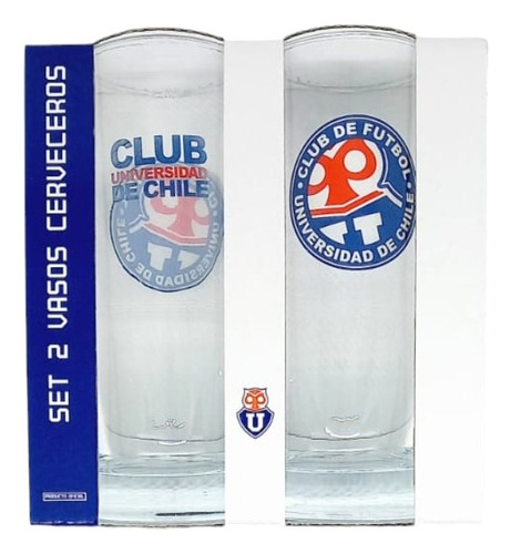 Set Vasos Universidad De Chile