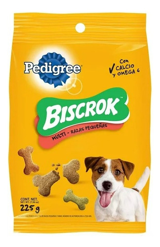3 Pzas Premios Para Perro Pedigree Biscrok Multi Razas Peque