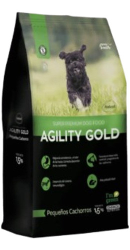 Agility Gold Pequeños Cachorros X 1.5 Kg 