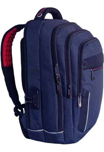 Imagen 4 de 8 de Mochila Laptop Viaje Cabineras Aeropuerto Antirrobo Maleta