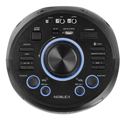 Torre De Sonido Noblex Mnt490f Bluetooth 3200w
