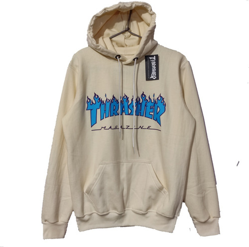 Hoodie Thrasher Flame Blue