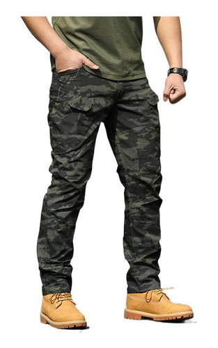 Pantalones Tácticos Impermeables De Camuflaje Militar