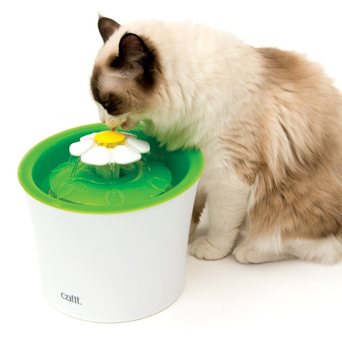 Bebedero Fuente Gatos Catit Flower Fountain 3l Con Filtro