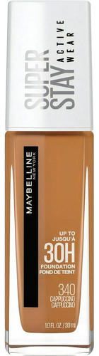 Base de maquillaje en cremoso Maybelline Super Stay Maquillaje tono 340 cappuccino - 30mL 1oz