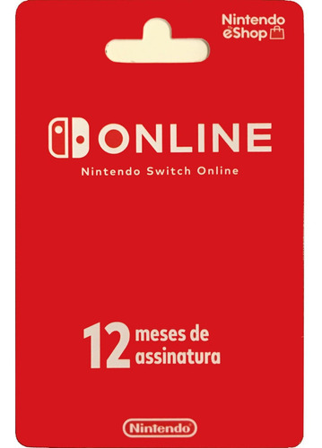 Assiatura Nintendo Switch Online Pronta Entrega