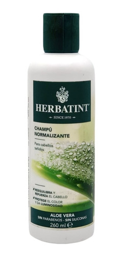 Shampoo Para Pelo Teñido De Aloe Vera Normalizante Herbatint