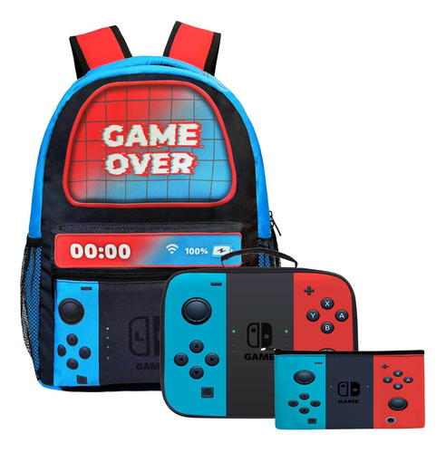 Game Over, Mochilas Escolares Para Estudiantes De Primaria Y