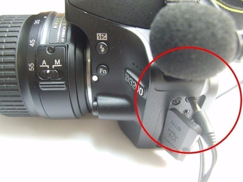 Microfone De Lapela Dslr Cameras Nikon Canon Fuji Sony B
