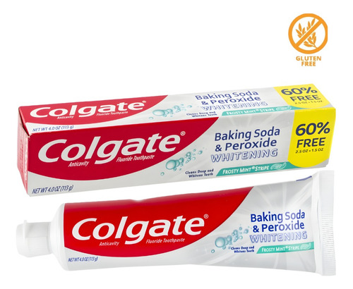 Pasta Dental Colgate Baking Soda & Peroxide -gel-113g