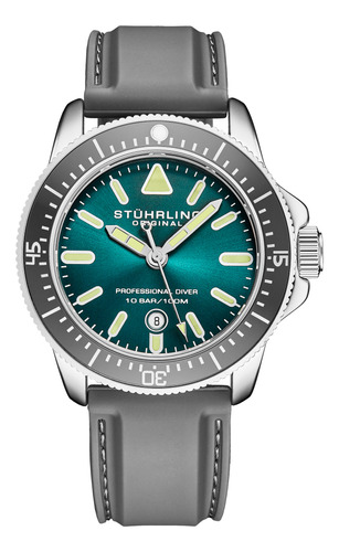 Reloj Stuhrling Original Maritimer Diver De 43 Mm De Cuarzo