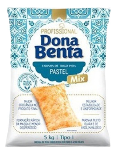 Farinha Trigo Pastel Dona Benta Prof 5kg