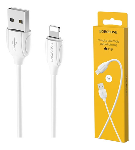Cable Usb A Lighthing-borofone Bx19-blanco