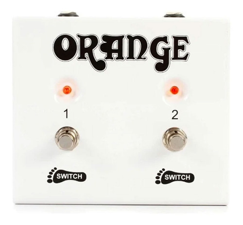 Orange Fs2 Pedal Interruptor Stereo Para Guitarra Eléctrica Color Blanco