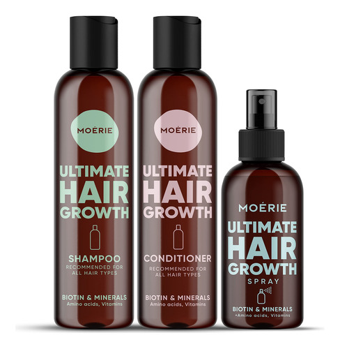 Conjunto De Cuidados Com O Cabelo Moerie Mineral Shampoo E C