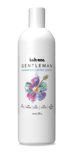 Shampoo Creme Gentleman 300ml - Kah-noa