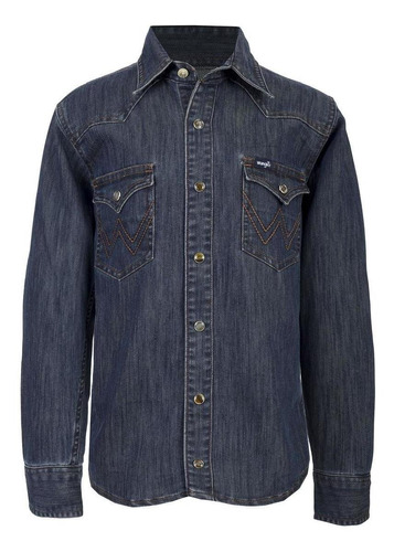 Camisa Vaquera Wrangler Denim De Niño Y10