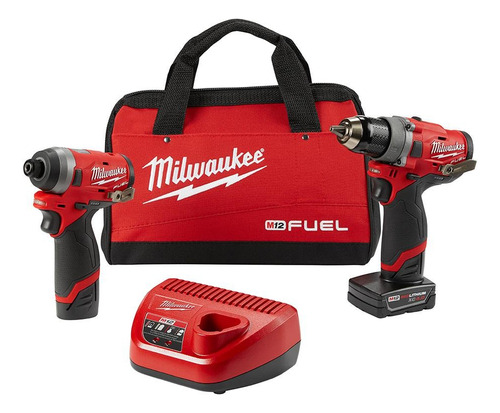 Milwaukee Electric Tools -22 M12 Fuel Kit De 2 Piezas, Tala.