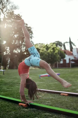 Viga De Equilibrio Plegable De Hierro- Gimnasia Artistica