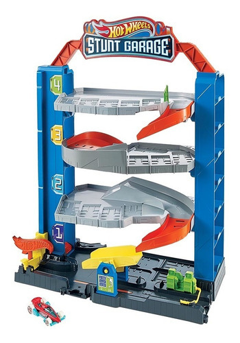 Pista De Juguete Hot Wheels City Garage Extremo