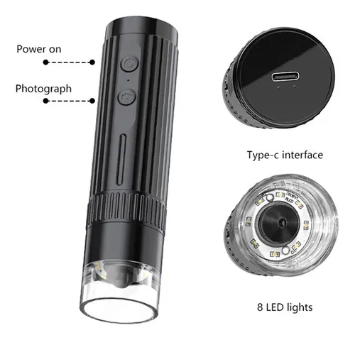 D Microscopio Digital Usb, Aumento De 501000x, 2 Millones